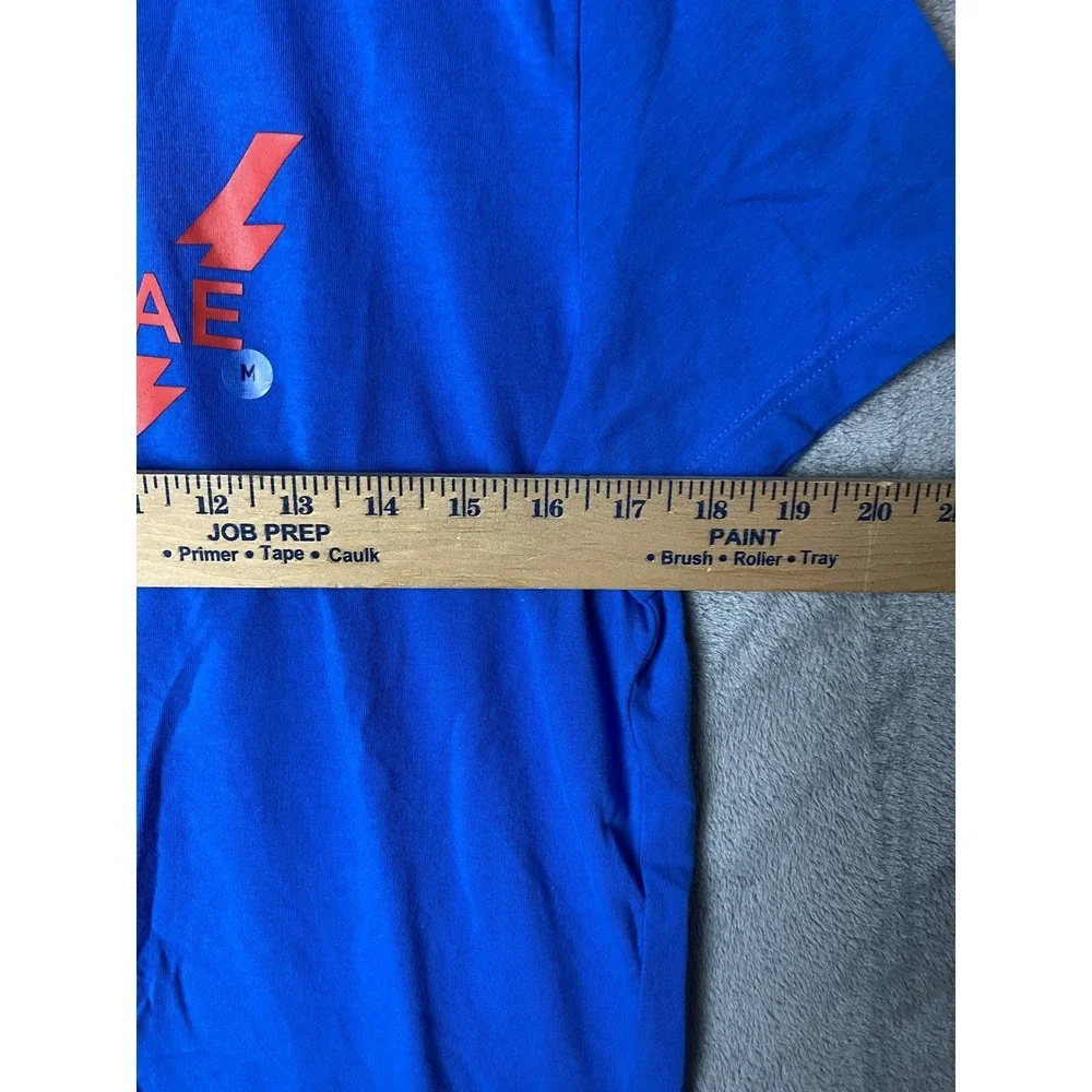 American Eagle Mens M Core Flex Blue Graphic T-Shirt New